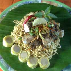 Indomie sambal tahu khas Randublatung